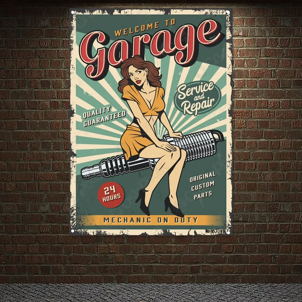 WELCOME TO GARAGE Авторемонтны – обзор и цена Auto Repair Shop Banners